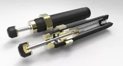 Pneumatic shock absorber