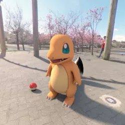 Pokemon Charmander  Low-poly  3D model