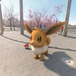 Pokemon Eevee  Low-poly  3D model