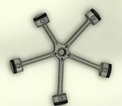 Radial Engine Assembly