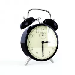 Retro Black Alarm Clock 3D model