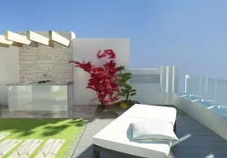 Roof terrace 3D model