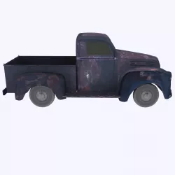  Rusty Car 3D model