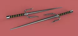 Sai weapon 3D model