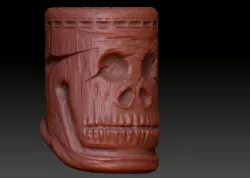 SKULLp Low-poly  3D model