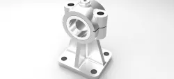 Sliding bearing block