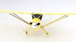small plane light aircraft Piper Aircraft Low-poly  3D model
