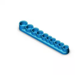 Socket holder for 1/4" shallow sockets