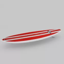 Surfboard 02 Low-poly  3D model
