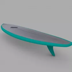 Surfboard 03 Low-poly  3D model
