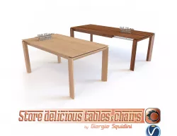Table OMNIA CALLIGARIS Low-poly  3D model