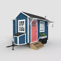 Trailer House Low-poly  3D model
