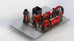 Twin Steam Engines