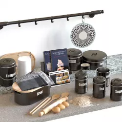 Typhoon Vintage Kitchen Black 3D model