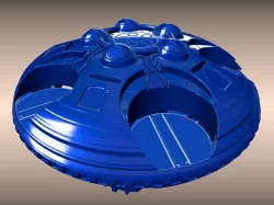 UFO Type 6 High Poly Version 3D model