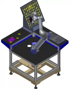 UR5 Robot Exhibition Machine