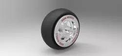 Wheel Hub and Tyre Assembly
