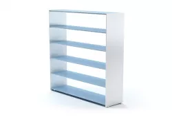 White Blue Eileen Shelf Unit 3D model