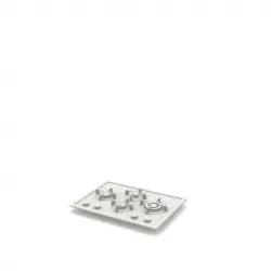 White Burner Stove Top 3D model