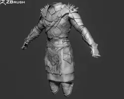 Zbrush Armor 3D model