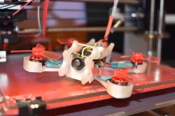 3d printed micro fpv brushless quadcopter for 1103 or 0806 motors