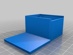 40x50x30 box, sliding top