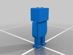 Baby MakerBot Keychain-size Figure