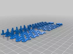 Bicycle Style Chain (4 part paired links)