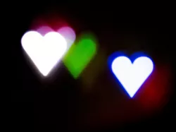 Bokeh Lens Cover - Heart
