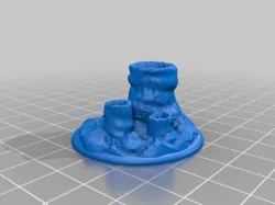 Bubble Pools Objective Marker for Epic 40K (6mm scale)