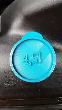 Cap for windshield wipers fluid tank for BMW vehicles 