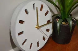 Clock (3D printed mold for concrete or fully 3D printed clock body)
