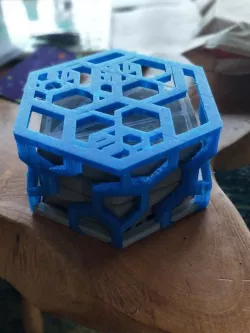 Coaster Holder - Hex Fractal & Helix