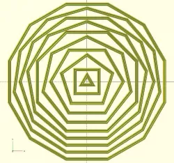 Customizable Polygonal Picture Frame