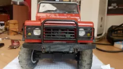 extendet front bumper for 3D printed Land Rover Defender