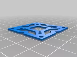 Flight Controller Mounting Hole Template