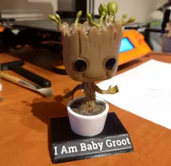 Funko Pop! Dancing Groot display stand
