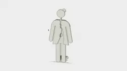 Gender Fluid Motorized Bathroom Sign