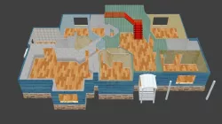Hello Neighbor Announcement Trailer House - Floor 1