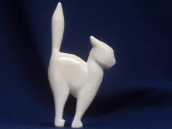 Jean Gordon's carving Standing Cat