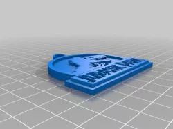 Jurassic park keychain