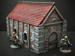 Medieval Cottage (28mm/Heroic scale and 15mm scale)