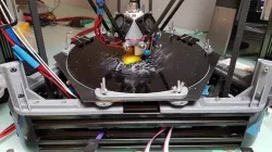 Micromake D1 heat bed & glass table mount and corner support 