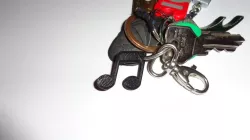 Music Note Keychain