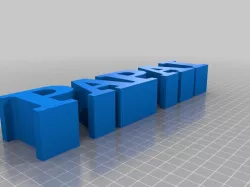 My Customized 5 Letters in a Row