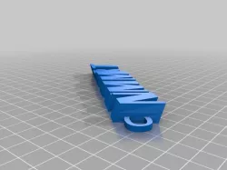 My Customized iamburny's  Text - Name Keyring / Keyfob