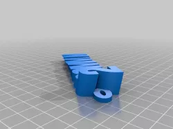 My Customized iamburny's v2  Text - Name Keyring / Keyfob
