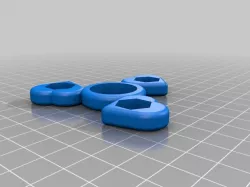 My Customized Rotated Heart (pick-a-weight) Fidget Spinner