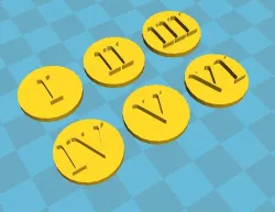 Objective Markers Mini War Gaming Warhammer 40k 
