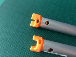 Pipe End Cap For Roupe and zip tie
